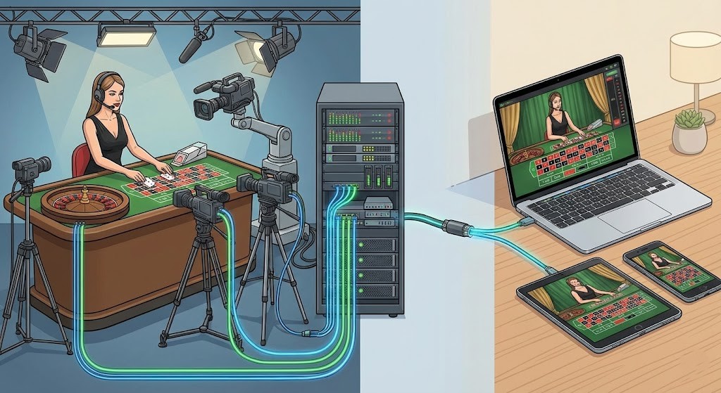 Cara Kerja Live Casino Online: Dari Meja Permainan hingga Pembayaran